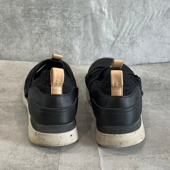 ROCKPORT Women's Black Knit TruFLEX Fly Washable Bungee Slip-On Sneakers SZ 8.5 - Picture 8 of 13